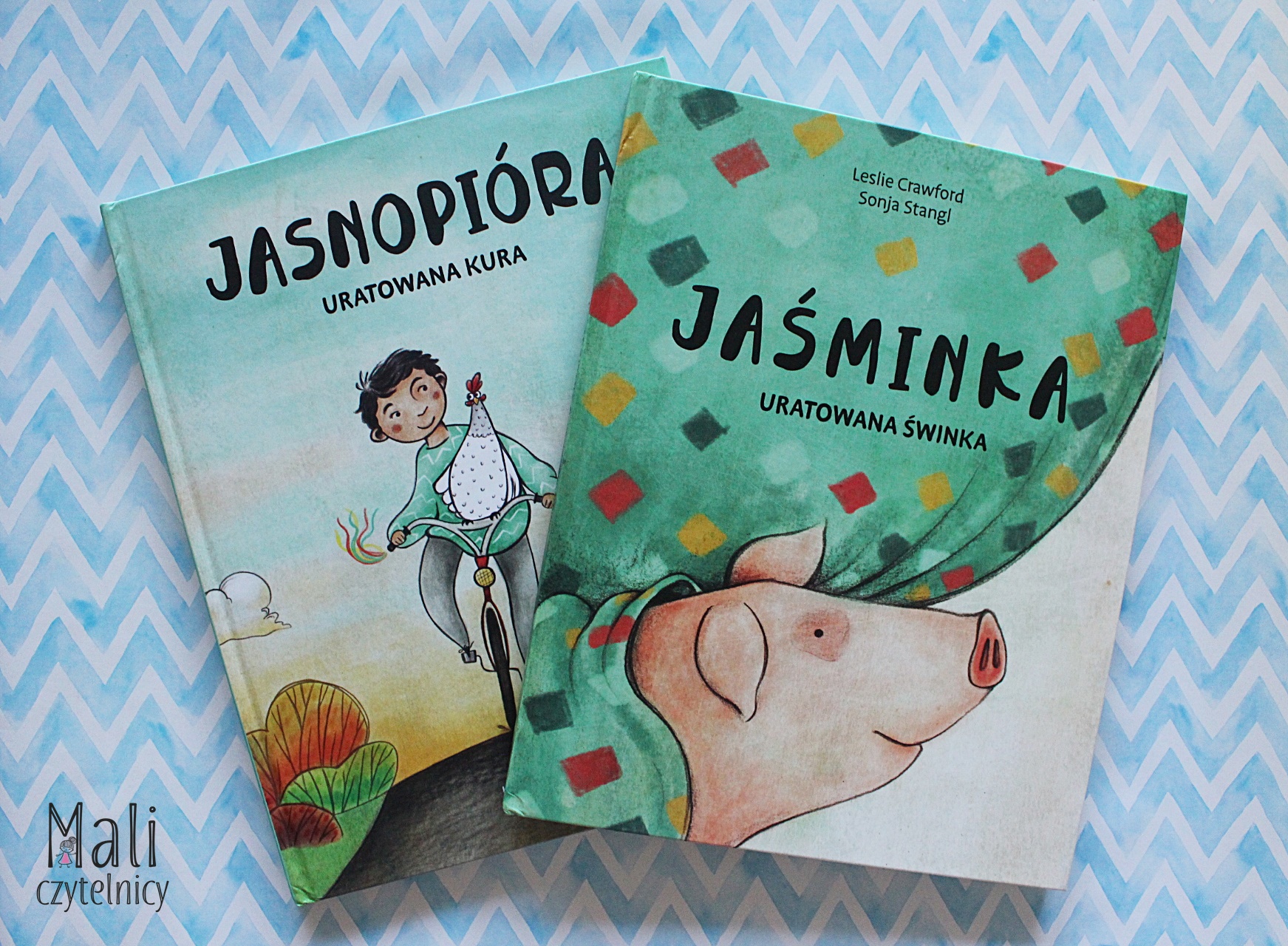 Jasnopióra. Uratowana Kura / Jaśminka. Uratowana Świnka