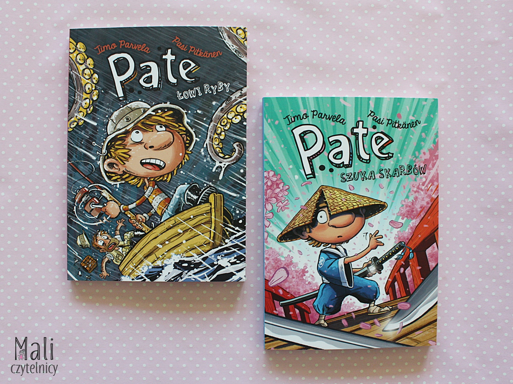 Pate łowi ryby / Pate szuka skarbów