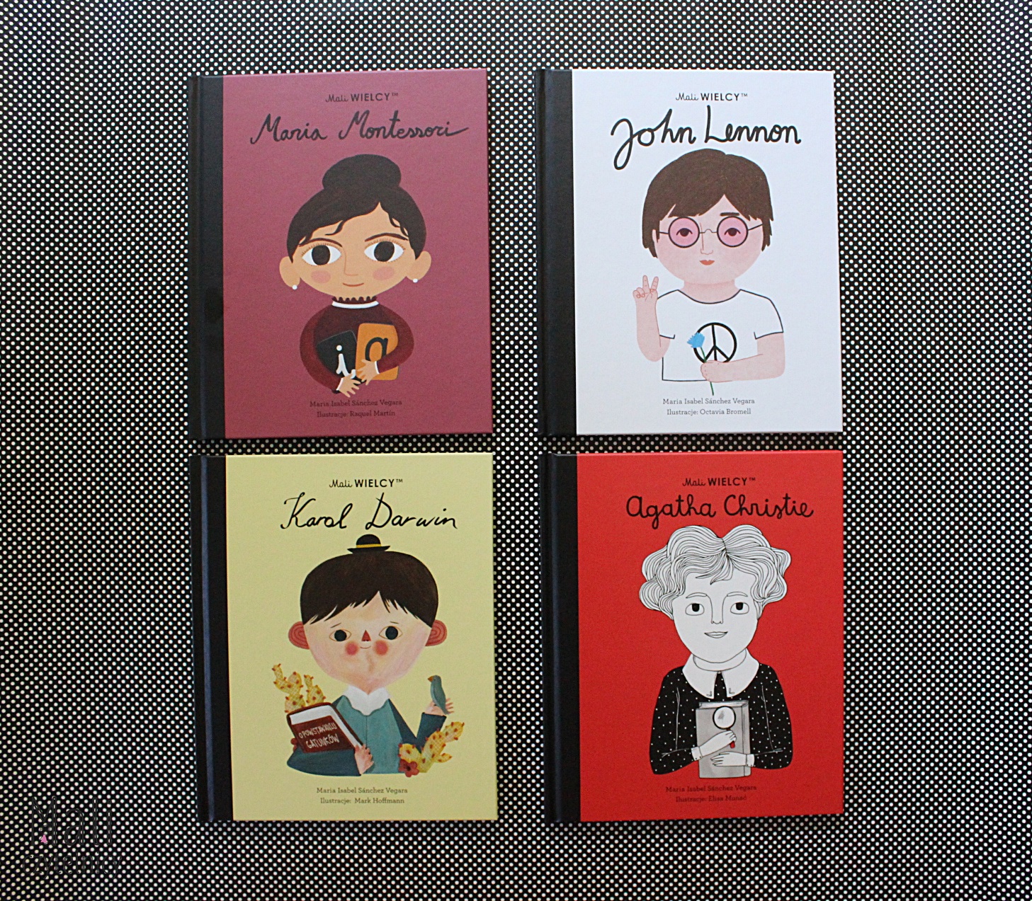 Seria Mali Wielcy: Karol Darwin, Agatha Christie, Maria Montessori, John Lennon