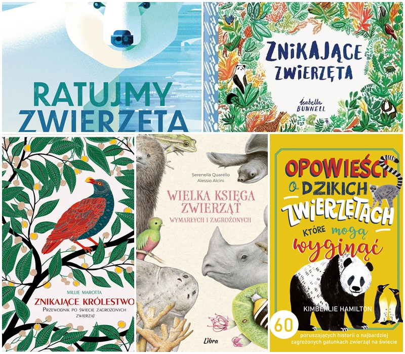5 świetnych książek dla dzieci o zwierzętach, które wyginęły lub mogą wyginąć