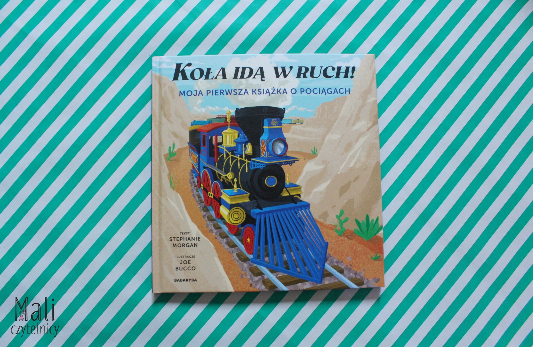Koła idą w ruch! Moja pierwsza książka o pociągach