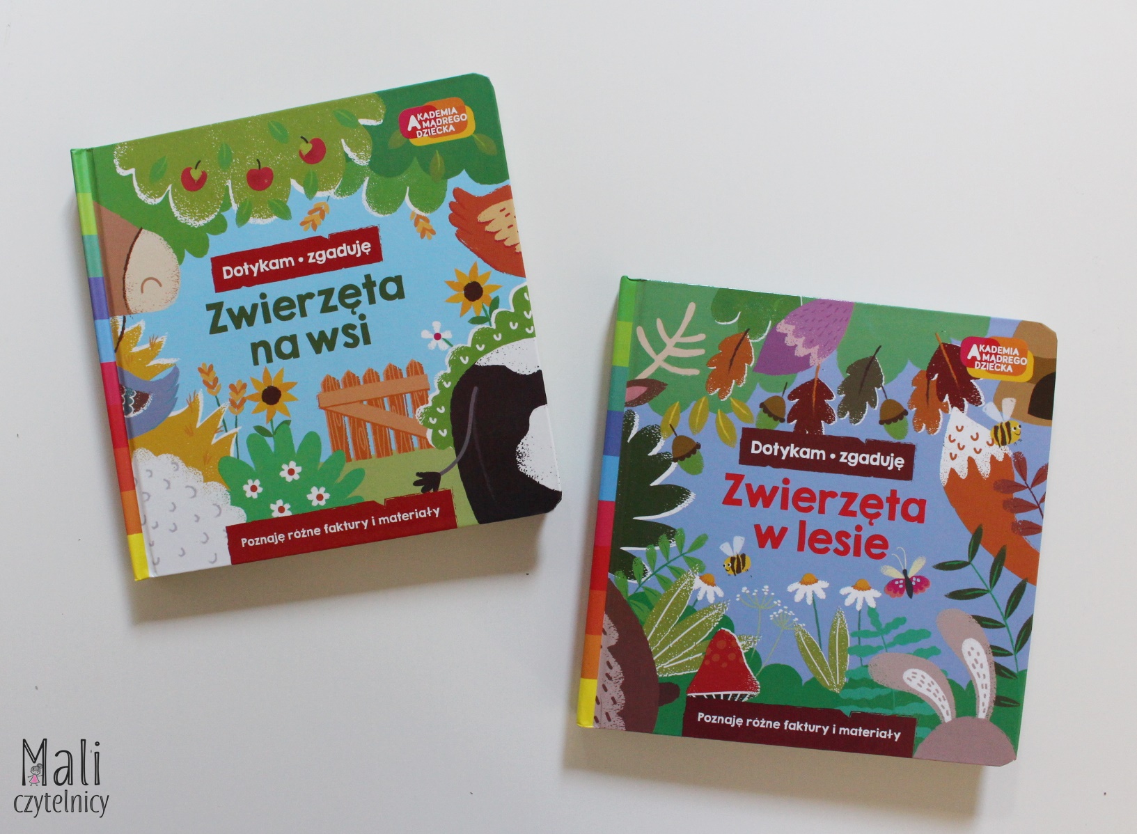 Seria Dotykam, zgaduję: Zwierzęta na wsi / Zwierzęta w lesie