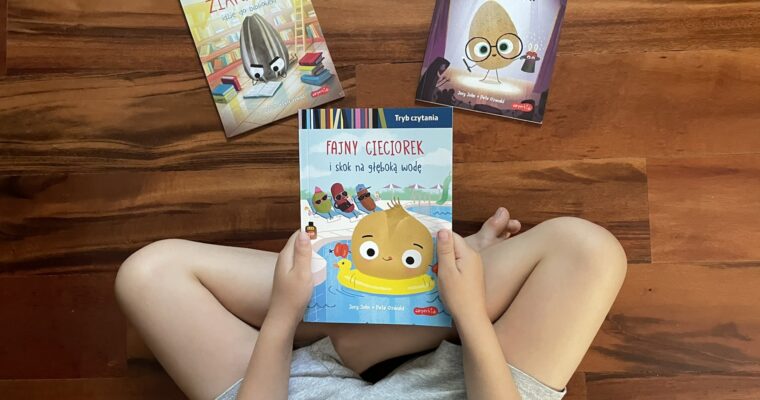 Wzorowe Jajo i Pokaz Talentów / Fajny Cieciorek i skok na głęboką wodę / Niesforne ziarenko idzie do biblioteki